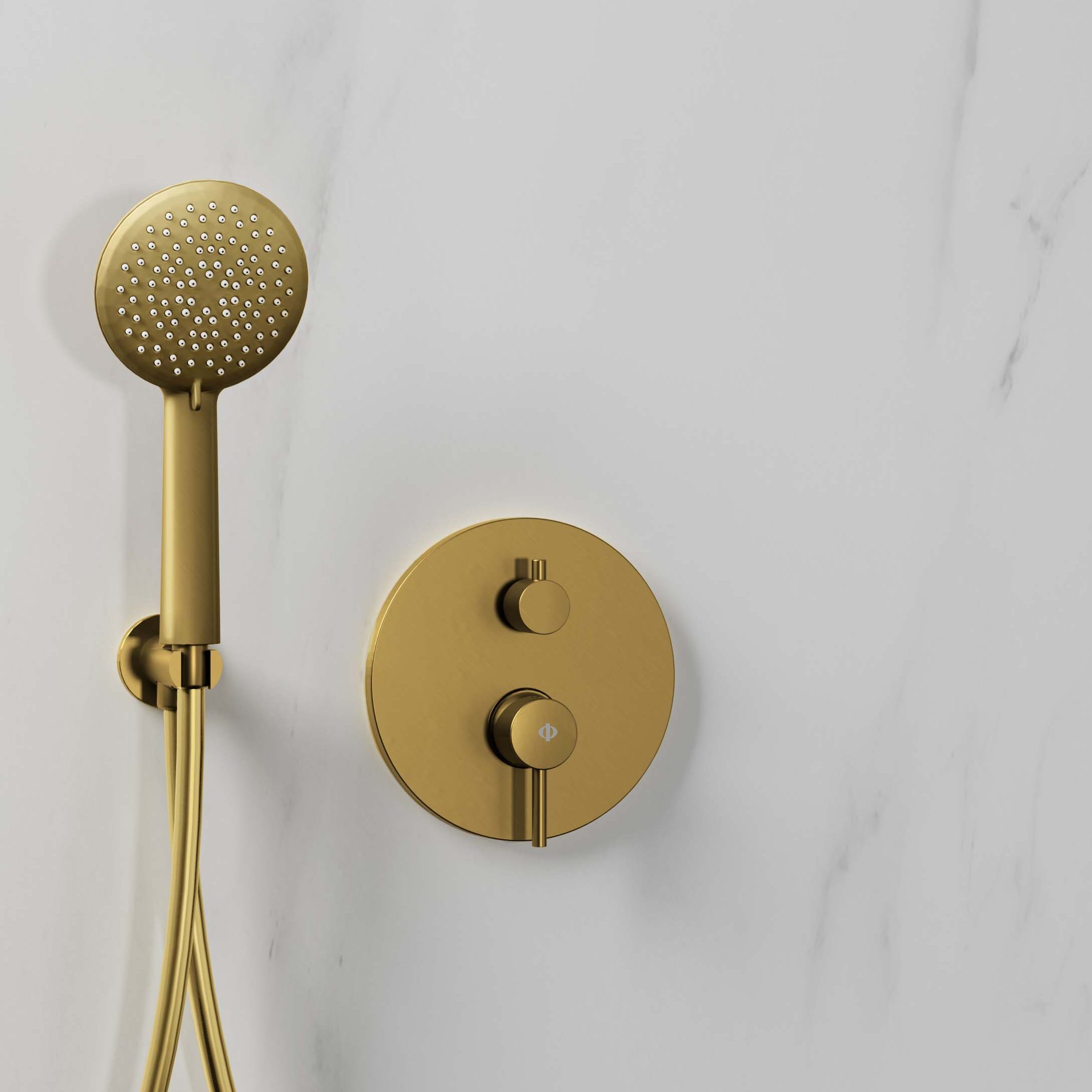 SIRIO EMPOTRABLE DUCHA MONOMANDO ORO