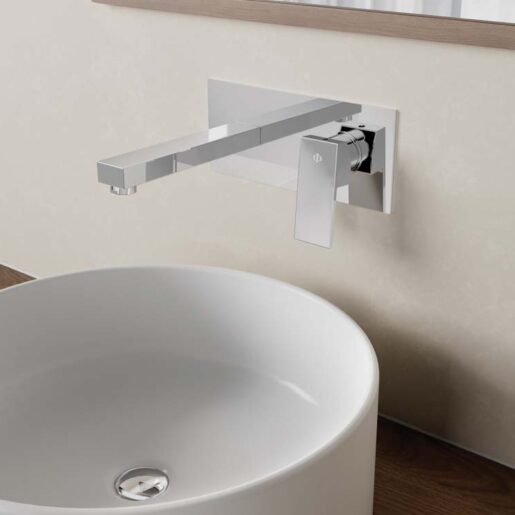 EMPOTRABLE LAVABO ORION CROMO CUADRADO
