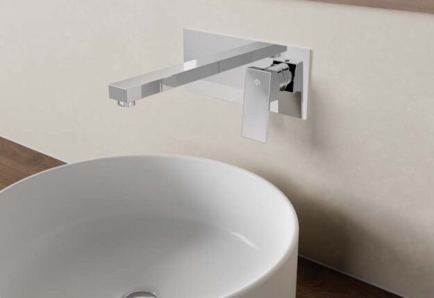 EMPOTRABLE LAVABO ORION CROMO CUADRADO