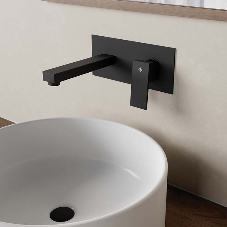 EMPOTRABLE LAVABO ORION NEGRO