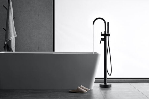 griferia exenta round negra