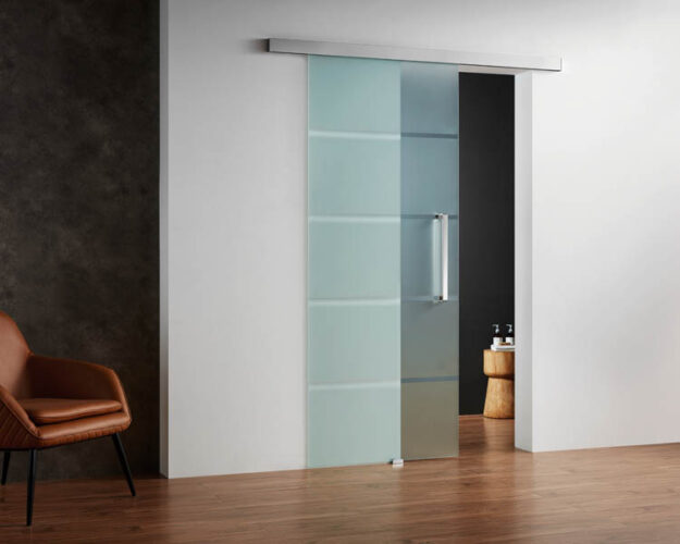 puerta de paso cromo